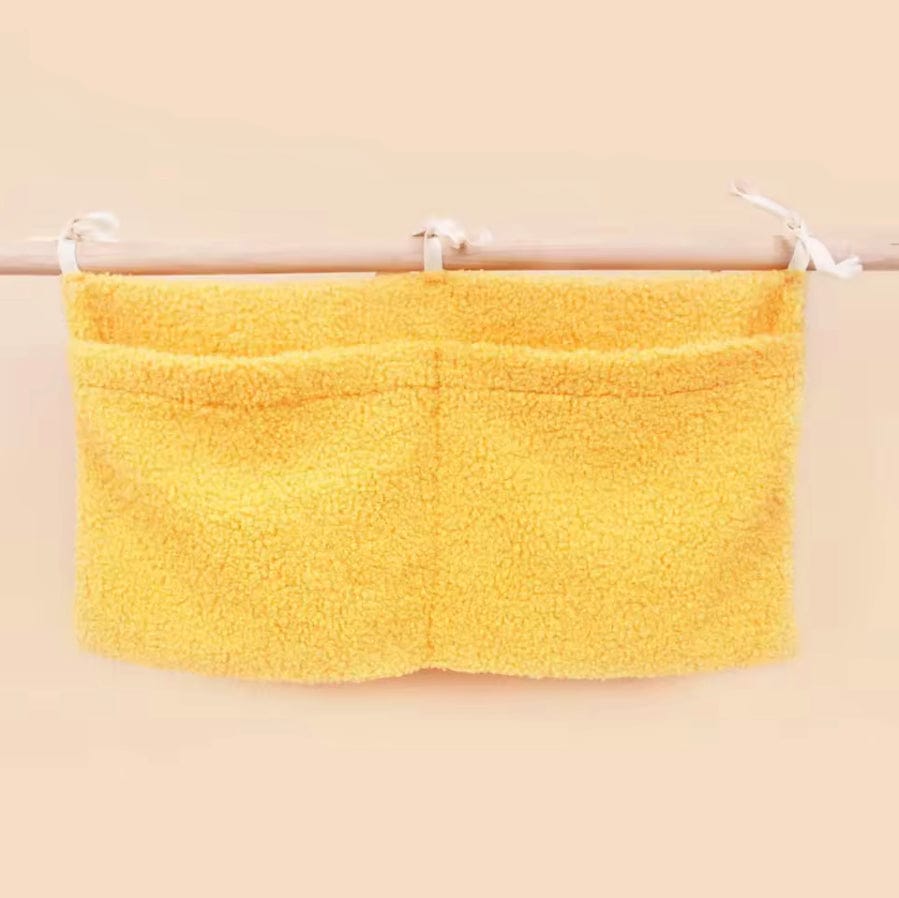 Bolsillo de cuna acolchado | Mi trenza de Cuna Amarillo