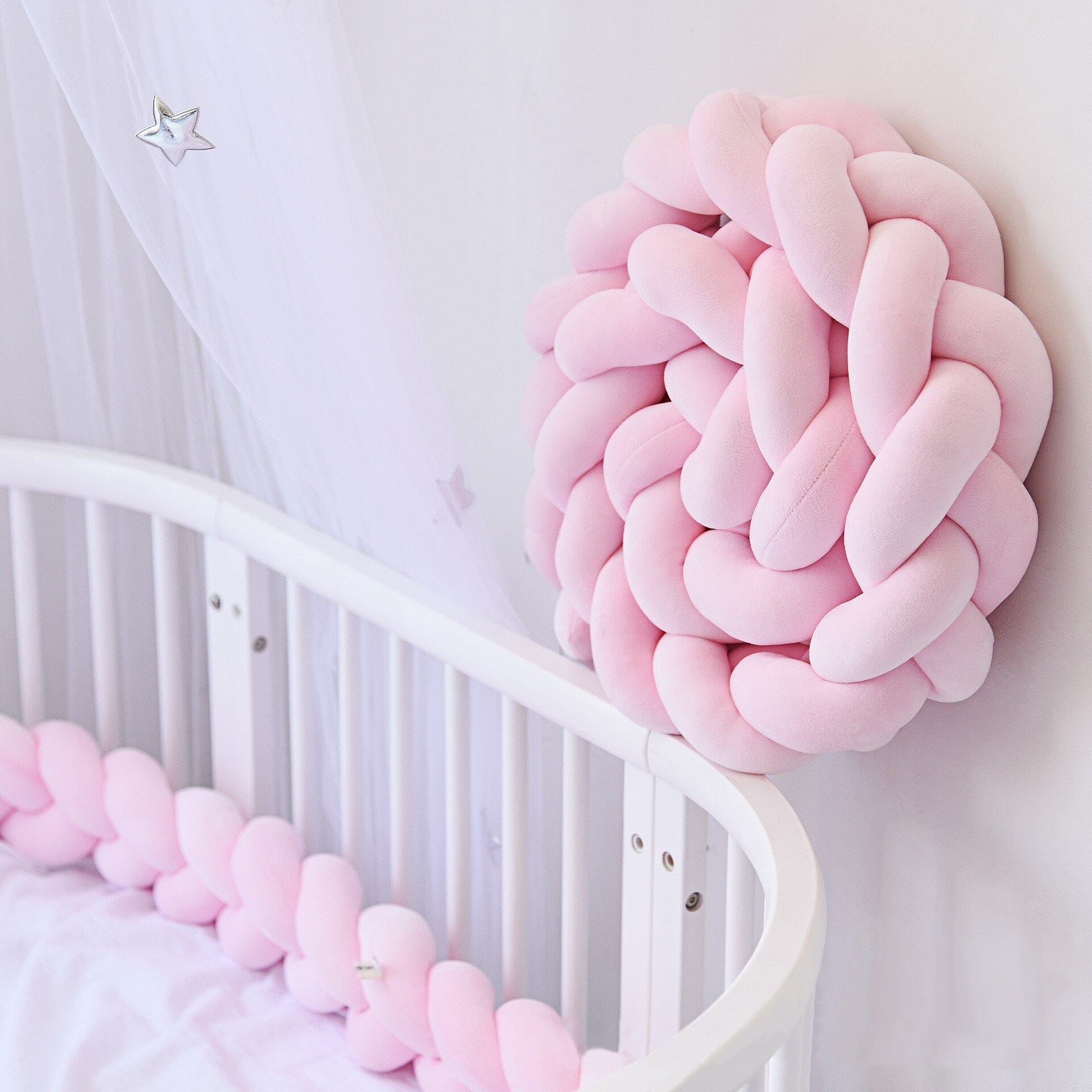 Chichonera bebe rosa | Mi Trenza de Cuna