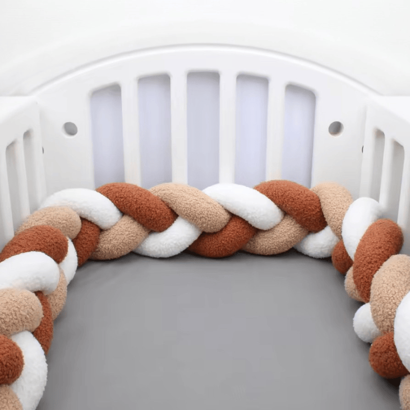 Chichonera trenzada acolchada sabana | Mi Trenza de Cuna