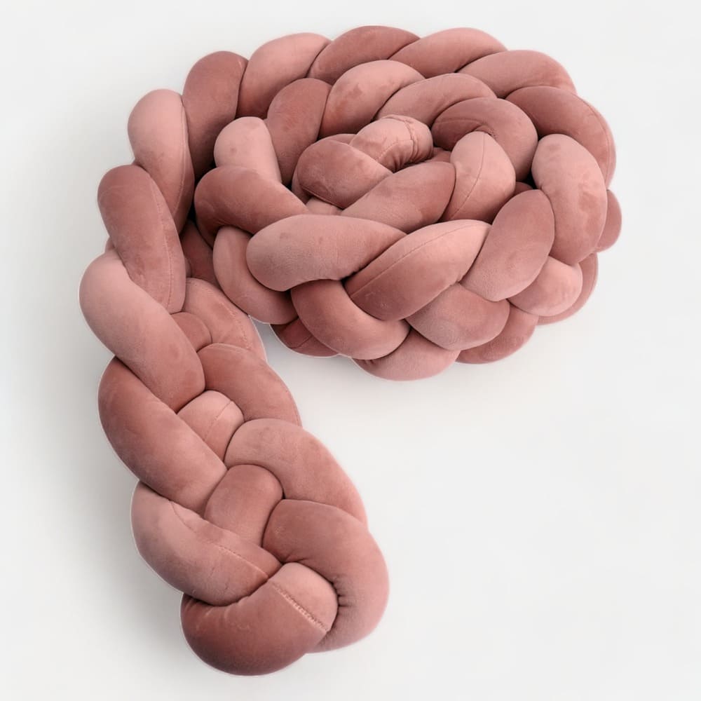 Chichonera trenzada terracota | Mi Trenza de Cuna