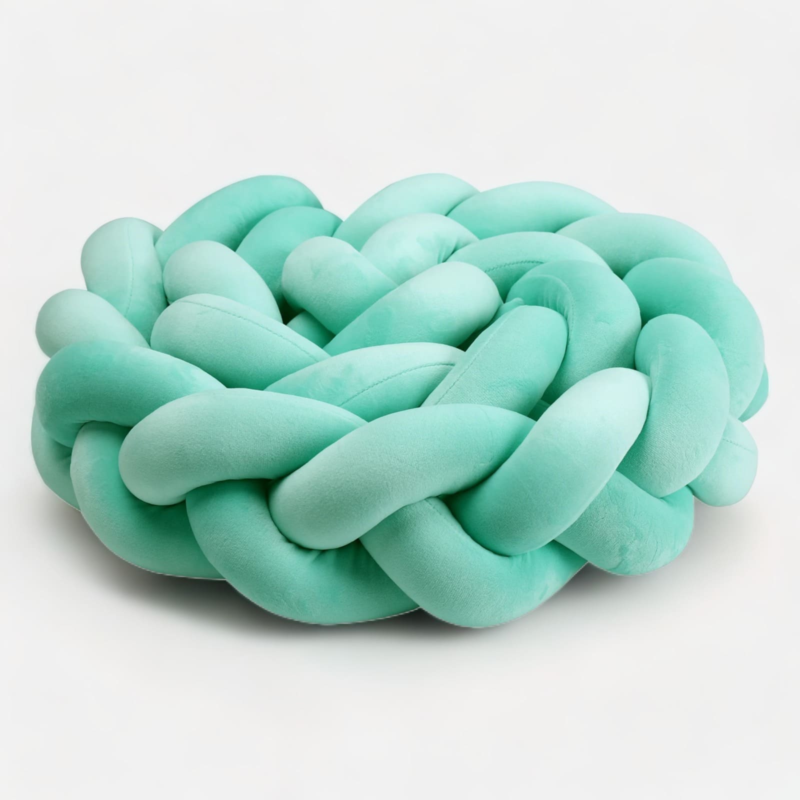 Chichonera verde | Mi Trenza de Cuna Verde agua / 3 Cabos / Longitud 100 cm