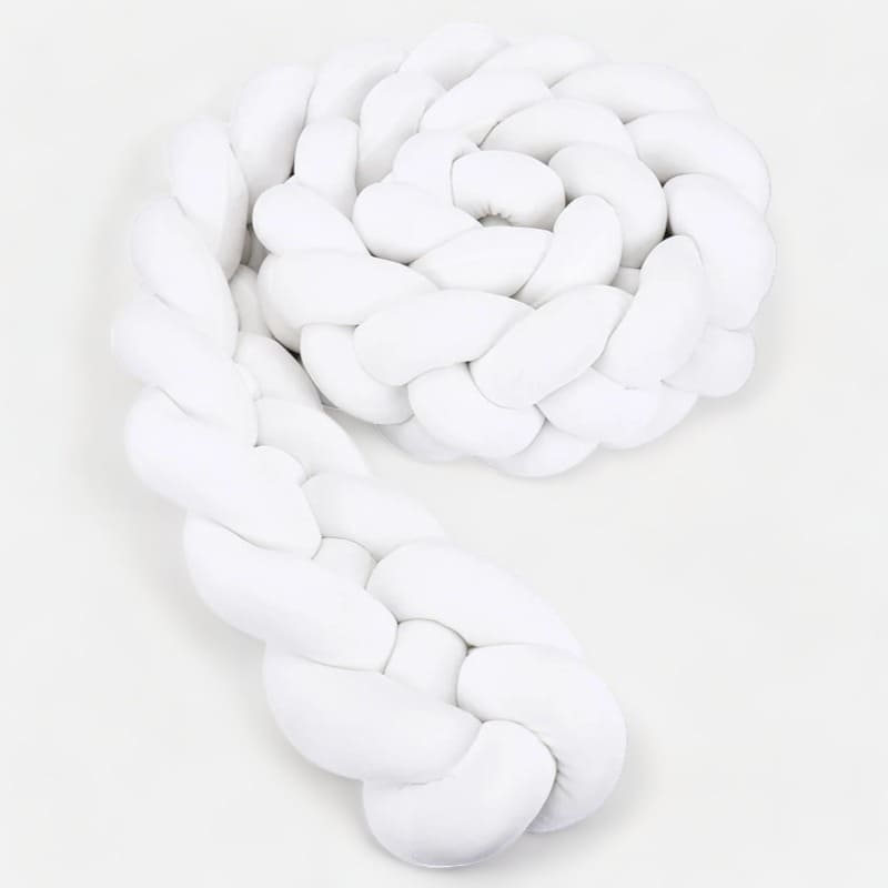 Chichoneras cuna blanca | Mi Trenza de Cuna 4 Cabos / Longitud 100 cm