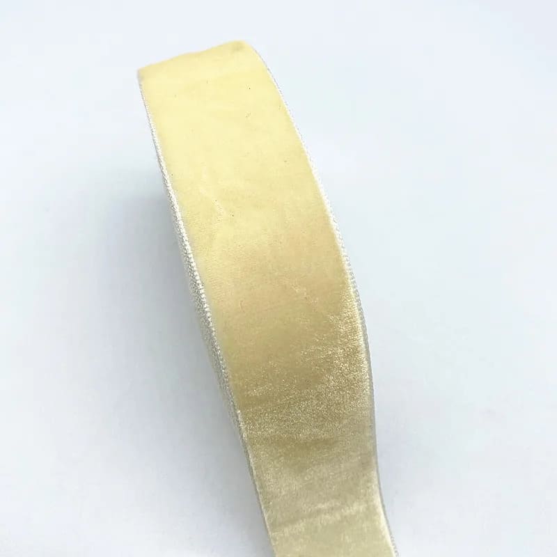 Cinta de fijación de terciopelo | Mi trenza de Cuna Amarillo claro