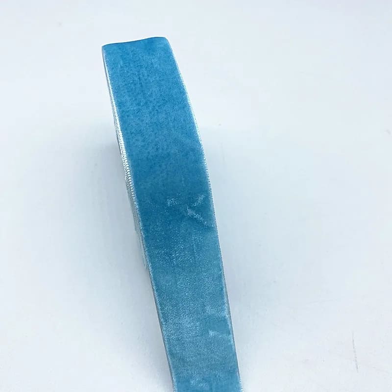Cinta de fijación de terciopelo | Mi trenza de Cuna Azul cielo