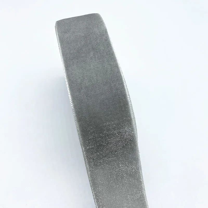 Cinta de fijación de terciopelo | Mi trenza de Cuna Gris claro