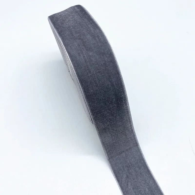 Cinta de fijación de terciopelo | Mi trenza de Cuna Gris oscuro