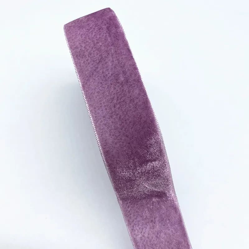 Cinta de fijación de terciopelo | Mi trenza de Cuna Malva