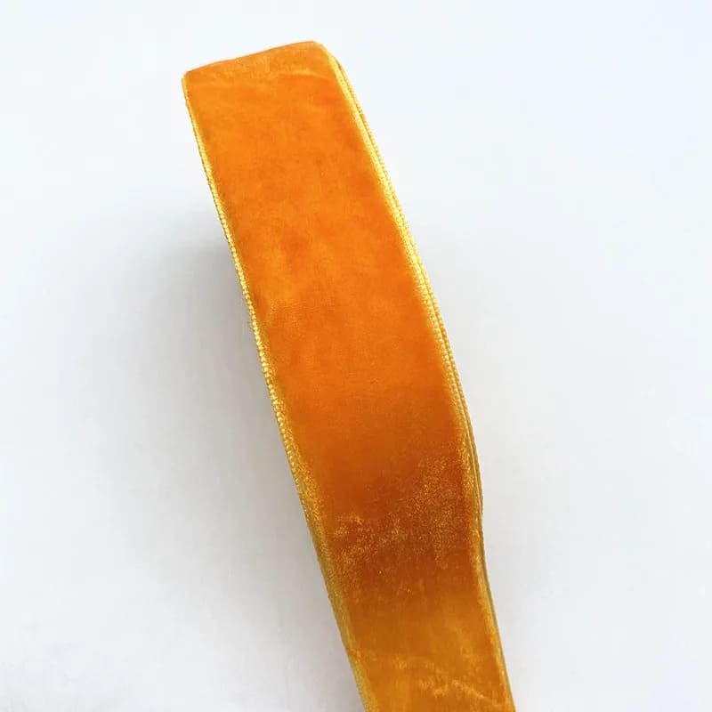 Cinta de fijación de terciopelo | Mi trenza de Cuna Naranja