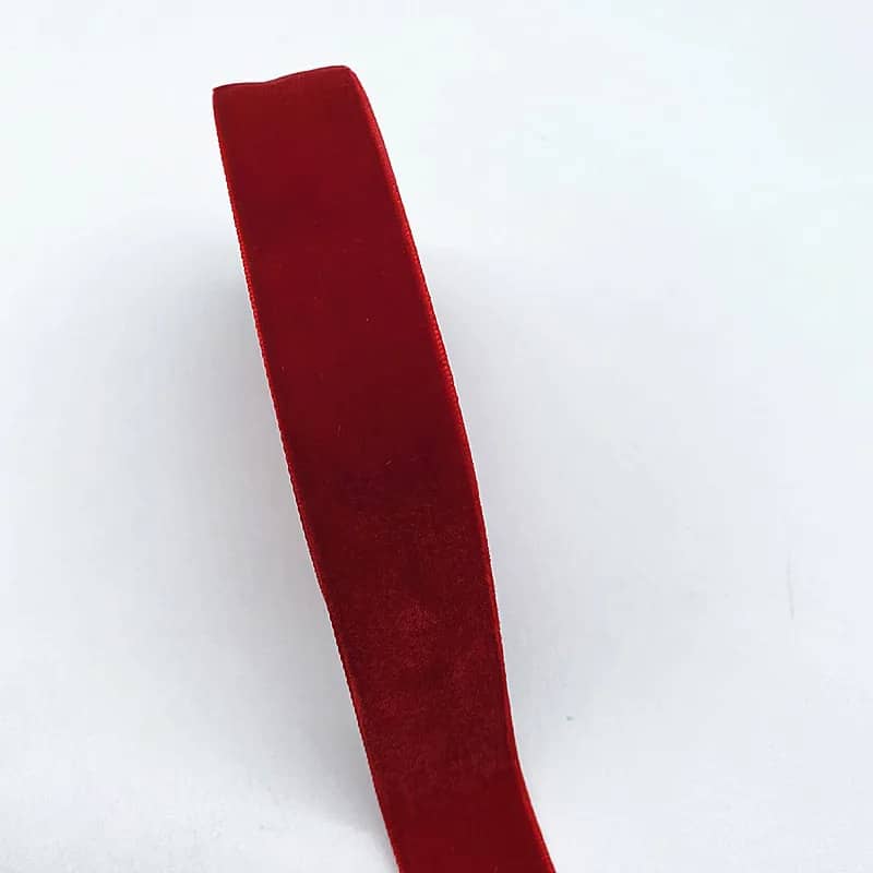Cinta de fijación de terciopelo | Mi trenza de Cuna Rojo