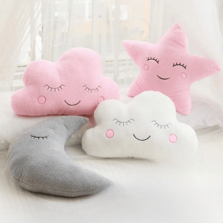 Cojín de nube, luna y estrella para bebé | Mi trenza de Cuna