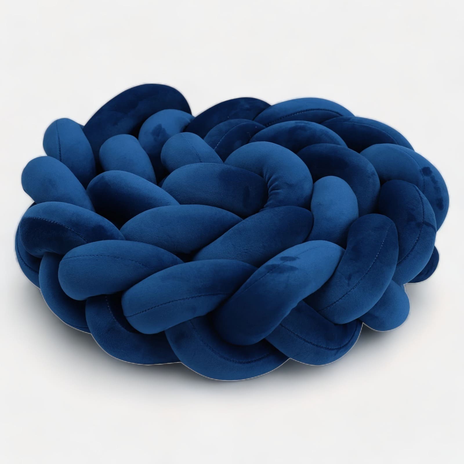 Cuna chichonera azul | Mi Trenza de Cuna Azul marino / 3 Cabos / Longitud 100 cm