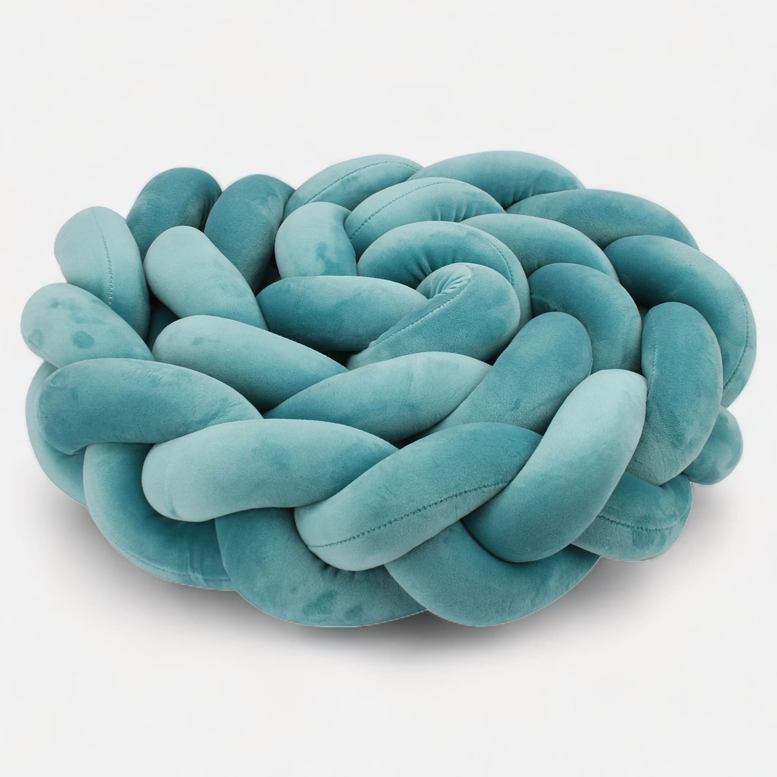 Cuna chichonera azul | Mi Trenza de Cuna Azul pato / 3 Cabos / Longitud 100 cm