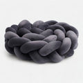 Trenzas para cunas gris | Mi Trenza de Cuna 3 Cabos / Longitud 100 cm / Gris claro